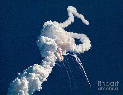 Wall Art - Photograph - Explosion Of The Space Shuttle by NASA  Science Source