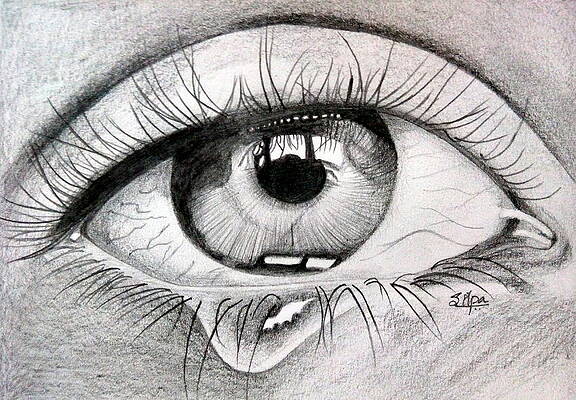 Eye Crying Drawings Fine Art America