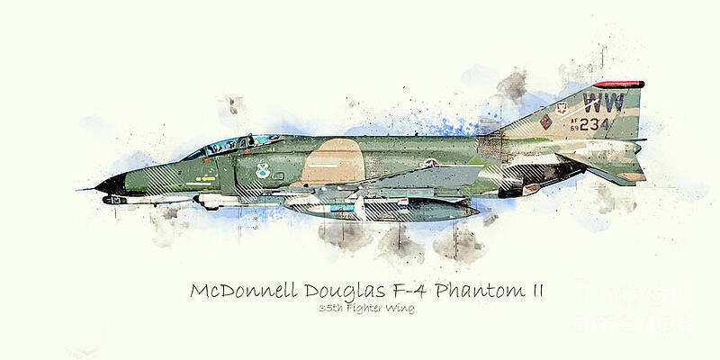 F-4 Phantom Ii Art - Fine Art America