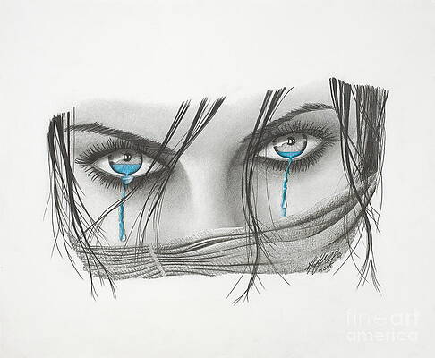 Woman Crying Drawings Fine Art America Crying woman computer icons, woman, love, child, mammal png. woman crying drawings fine art america
