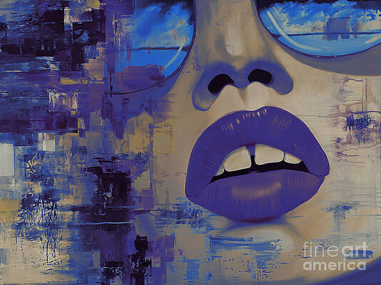 Girl With Dog Paintings Fine Art America