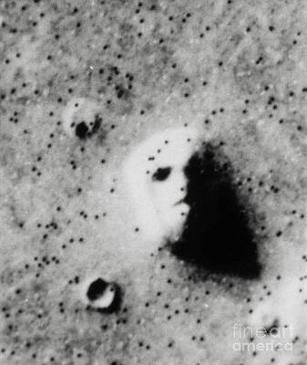 Wall Art - Photograph - Face On Mars by Science Source