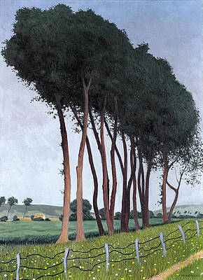 Family of Trees Print by Felix Vallotton