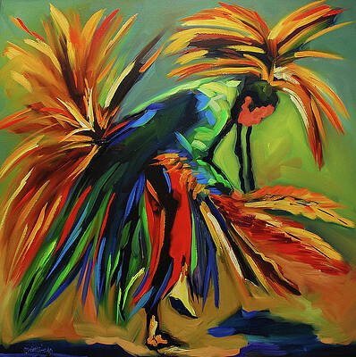 Wall Art - Painting - Fancy Dancer by Diane Whitehead