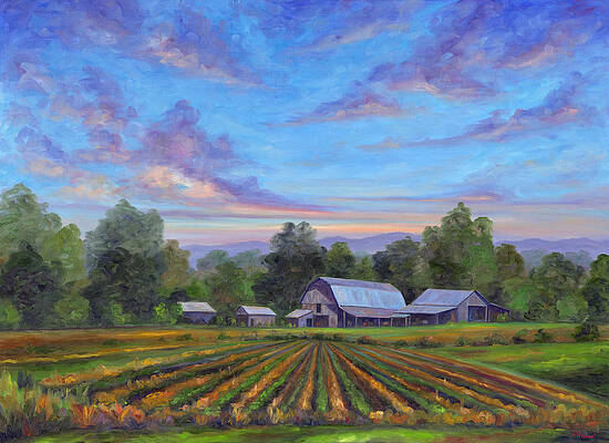 Farm Field Paintings - Fine Art America