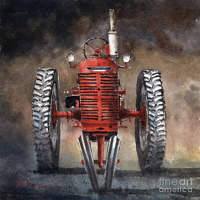 Oliver Tractor Metal Wall Decor 
