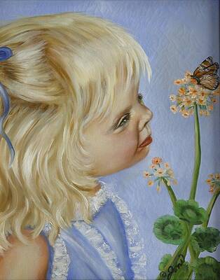Wall Art - Painting - Fascination by Joni McPherson