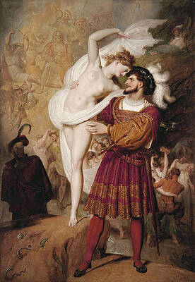 Faust and Lilith Print by Richard Westall