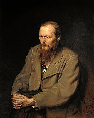 Fedor Dostoyevsky Print by Vasily Perov