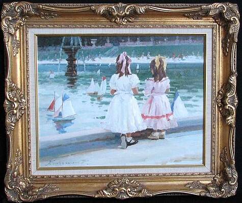 Fillettes Pres de la Fontaine by Krassouline