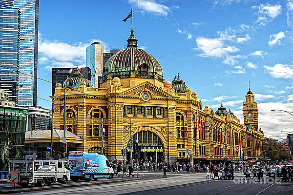 Wall Art - Photograph - Flinders Station #1 by Franz Zarda