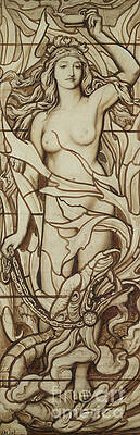 Wall Art - Drawing - Fire by Frederick G Smith