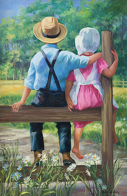 Brother And Sister Paintings Fine Art America Brother and sister drawing with pencils on sheet in room. brother and sister paintings fine art