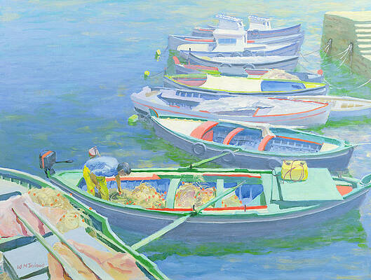 Wooden Boat Paintings for Sale - Fine Art America