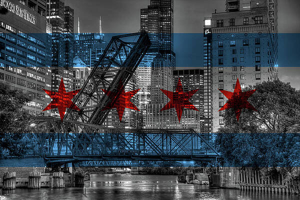 Fly the W Chicago Flag Photograph by Adam Oles - Fine Art America