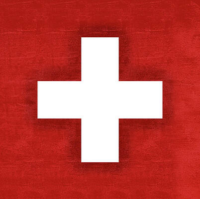 Flag of Switzerland Grunge by Roy Pedersen Flag of Switzerland Grunge by Roy Pedersen