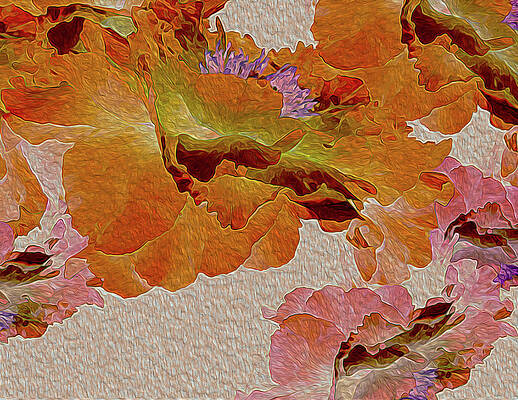 Wall Art - Digital Art - Floating Bouquet 16 by Lynda Lehmann
