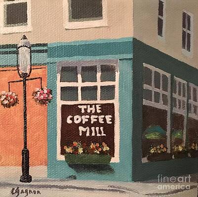 Flowers at Coffee Mill Mini by Claire Gagnon Flowers at Coffee Mill Mini by Claire Gagnon