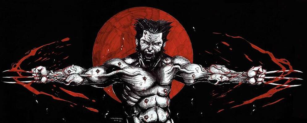 For Sale Wolverine On 4 Page Spread Done In Mixed Media Copic Markers Drawing By Von Randal By michelle houghton do you have a drawer full of copic markers because they are the latest craze? fine art america