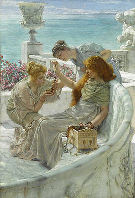 Fortune's Favourite Print by Lawrence Alma-Tadema