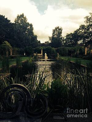 Fountain At Leicester Botanical Gardens Photograph By Melissa Stephenson