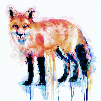 Blue Fox Art Pixels
