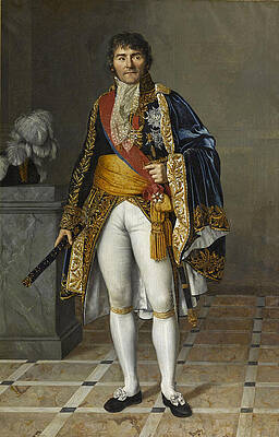 Francois-Joseph Lefebvre Duke of Dantzig Marshal of France Print by Cesarine Davin-Mirvault