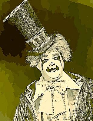 Creepy Clown Paintings Fine Art America