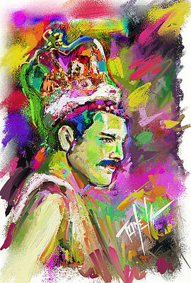 Queen Band Paintings Pixels