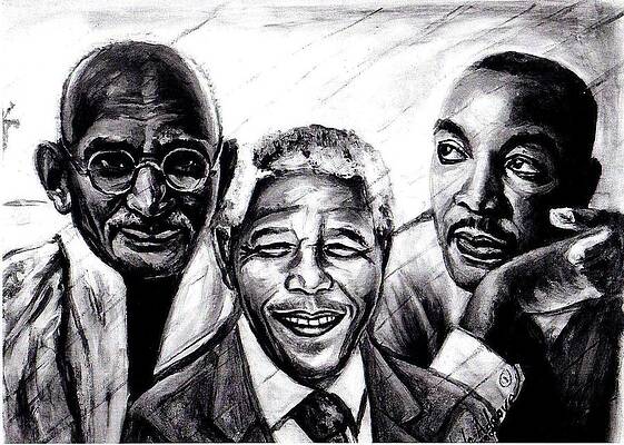 Wall Art - Drawing - Freedom Hero print by Wale Adeoye