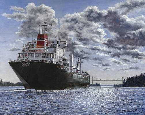 Freighter Inviken by Richard De Wolfe Freighter Inviken by Richard De Wolfe