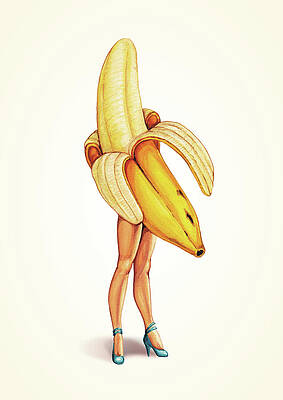 Banana boobs : promotion - 20% by Shank ARTE (2022) : Painting Oil on  Canvas - balthasart