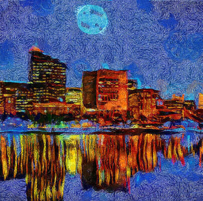 Prudential Tower Paintings Fine Art America