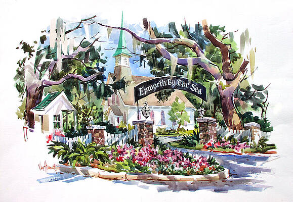 Gate to the Epworth Conference Center on St. Simons by Tony Van Hasselt Gate to the Epworth Conference Center on St. Simons by Tony Van Hasselt