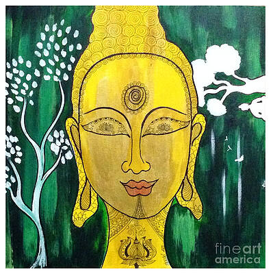 Gautam Buddha Paintings Fine Art America Buddha painting arts to essence your environment with peace: gautam buddha paintings fine art america