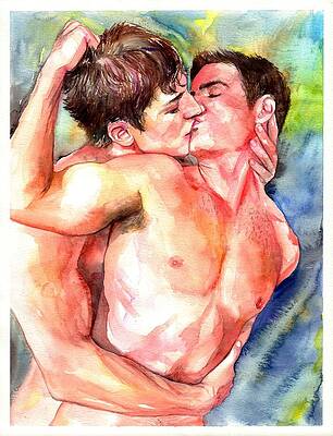 Gay Porn Painting - Gay Porn Paintings | Gay Fetish XXX