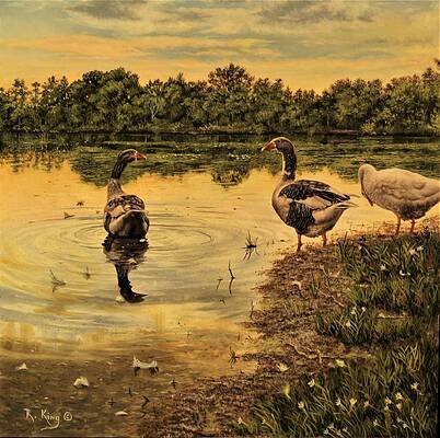 Geese by Roena King Geese by Roena King
