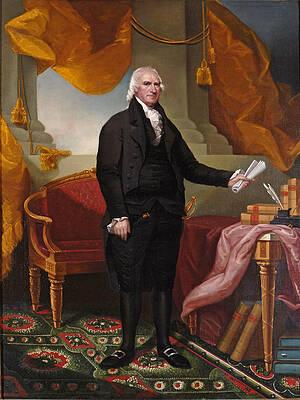 George Clinton Governor of New York Print by Ezra Ames