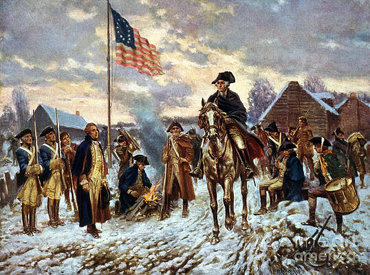 Wall Art - Photograph - George Washington At Valley Forge by Science Source