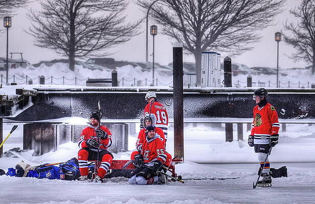 Pond Hockey Classic Photograph by Jonathan Lingel - Fine Art America
