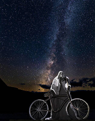 Ghost Rider Under the Milky Way. by James Sage Ghost Rider Under the Milky Way. by James Sage