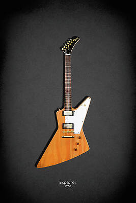 Wall Art - Photograph - Gibson Explorer 1958 by Mark Rogan