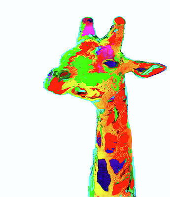 Colorful Giraffe Paintings Page 7 Of 7 Pixels