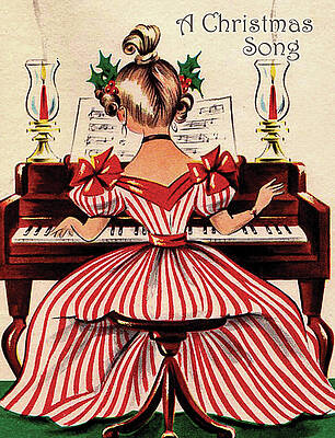 Girl Playing Piano Paintings Fine Art America