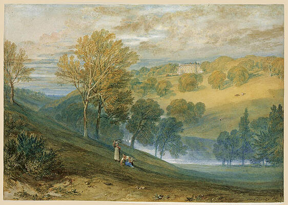 Gledhow Hall. Yorkshire Print by Joseph Mallord William Turner