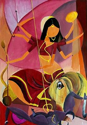 Durga Paintings Fine Art America