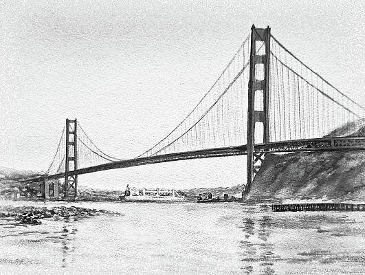 San Francisco Golden Gate Bridge Paintings Fine Art America