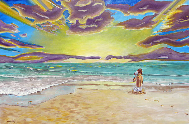 Wall Art - Painting - Grand Isle- In the Course of Time by Bryan Ory