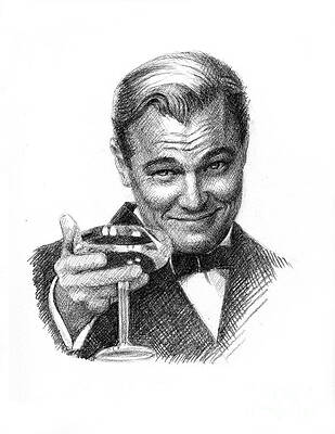 Wall Art - Drawing - Great Gatsby by Jason Reisig