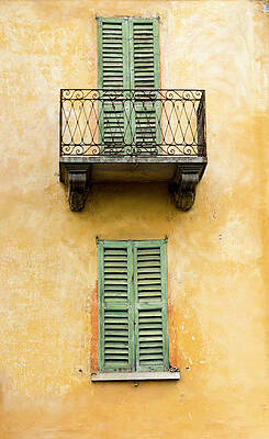 Green shuttered windows by Oscar Gutierrez Green shuttered windows by Oscar Gutierrez